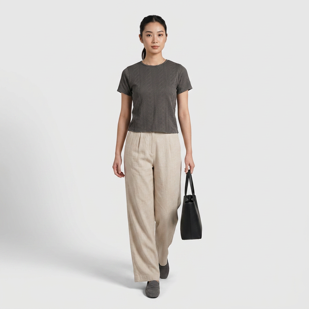 Solid Cropped Top