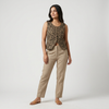 Printed Vest Top with Animal Print