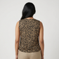Printed Vest Top with Animal Print