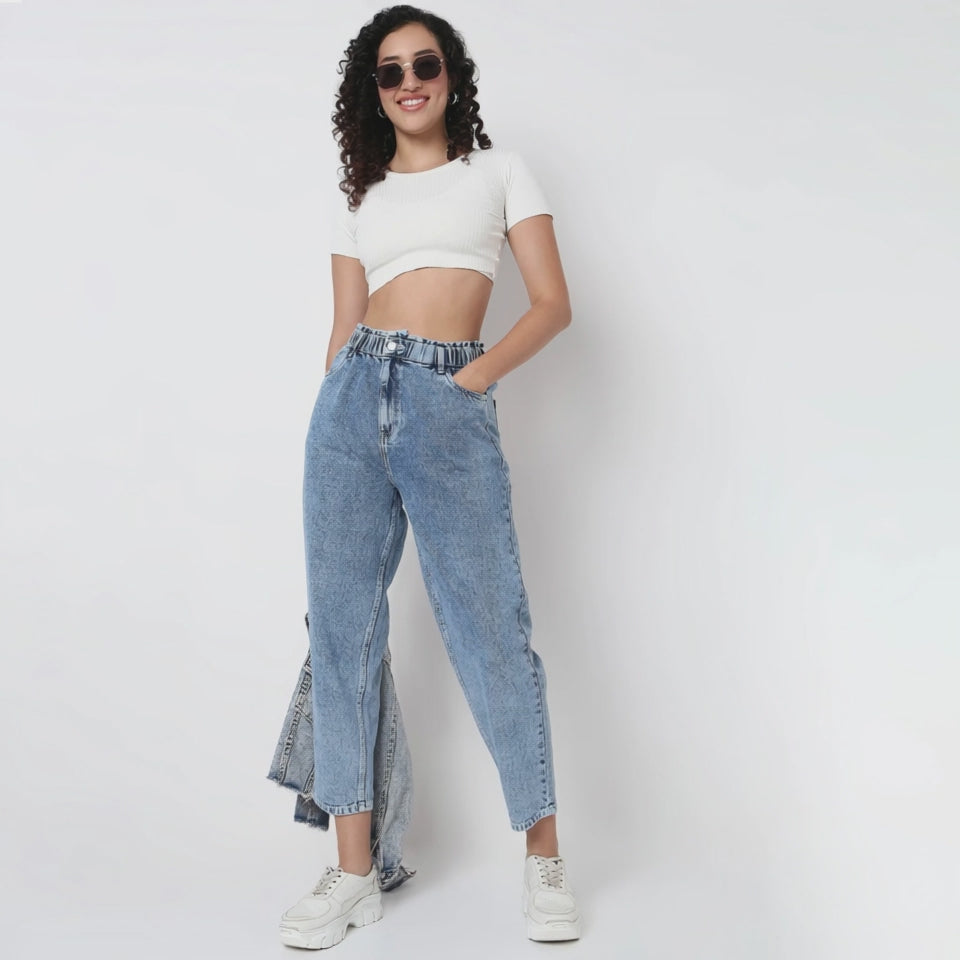 SU Jeans™ - Slouch Fit High Rise Jeans **Most Popular**