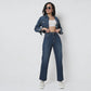 SU Jeans™ - Straight Fit High Rise Jeans