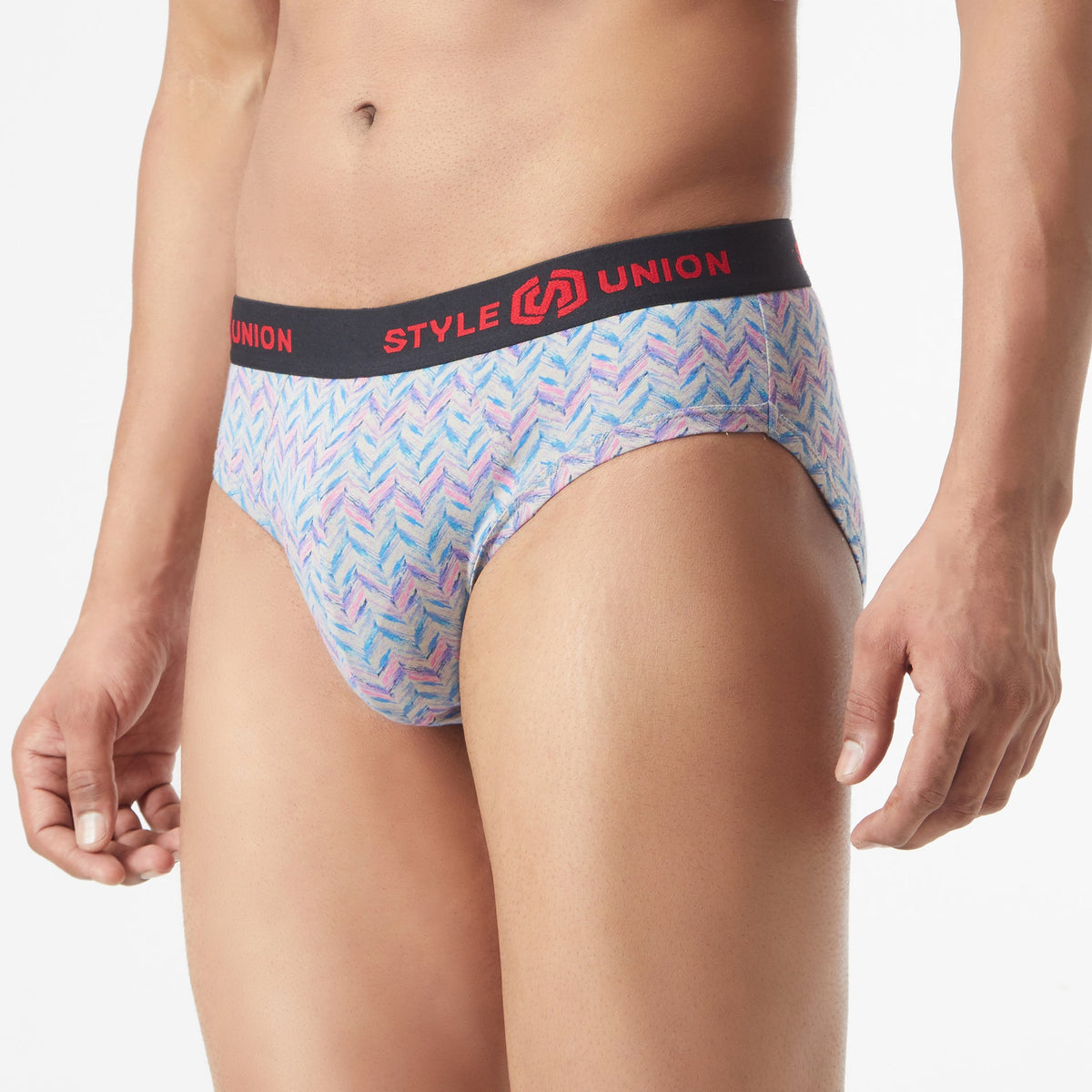 Men Wearing Cotton Assorted Mens Brief