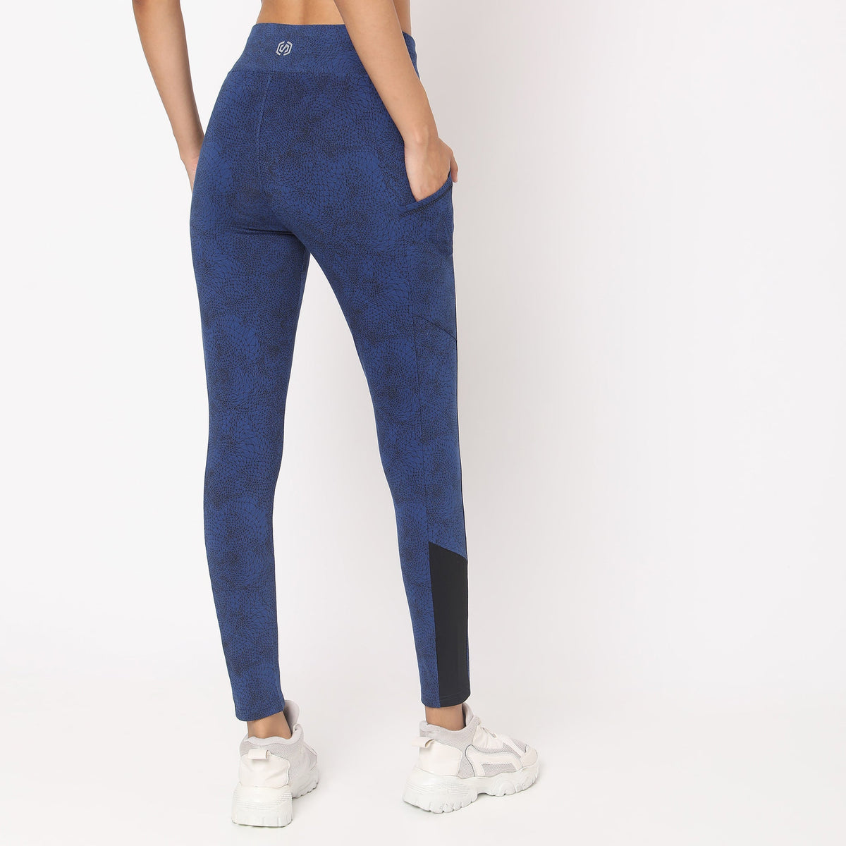 Slim Fit Printed High Rise Jeggings