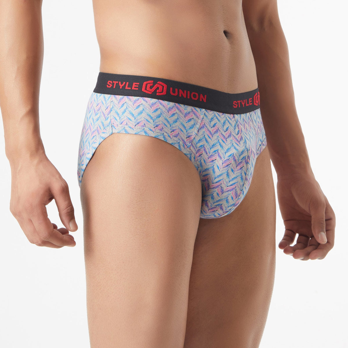 Men Wearing Cotton Assorted Mens Brief