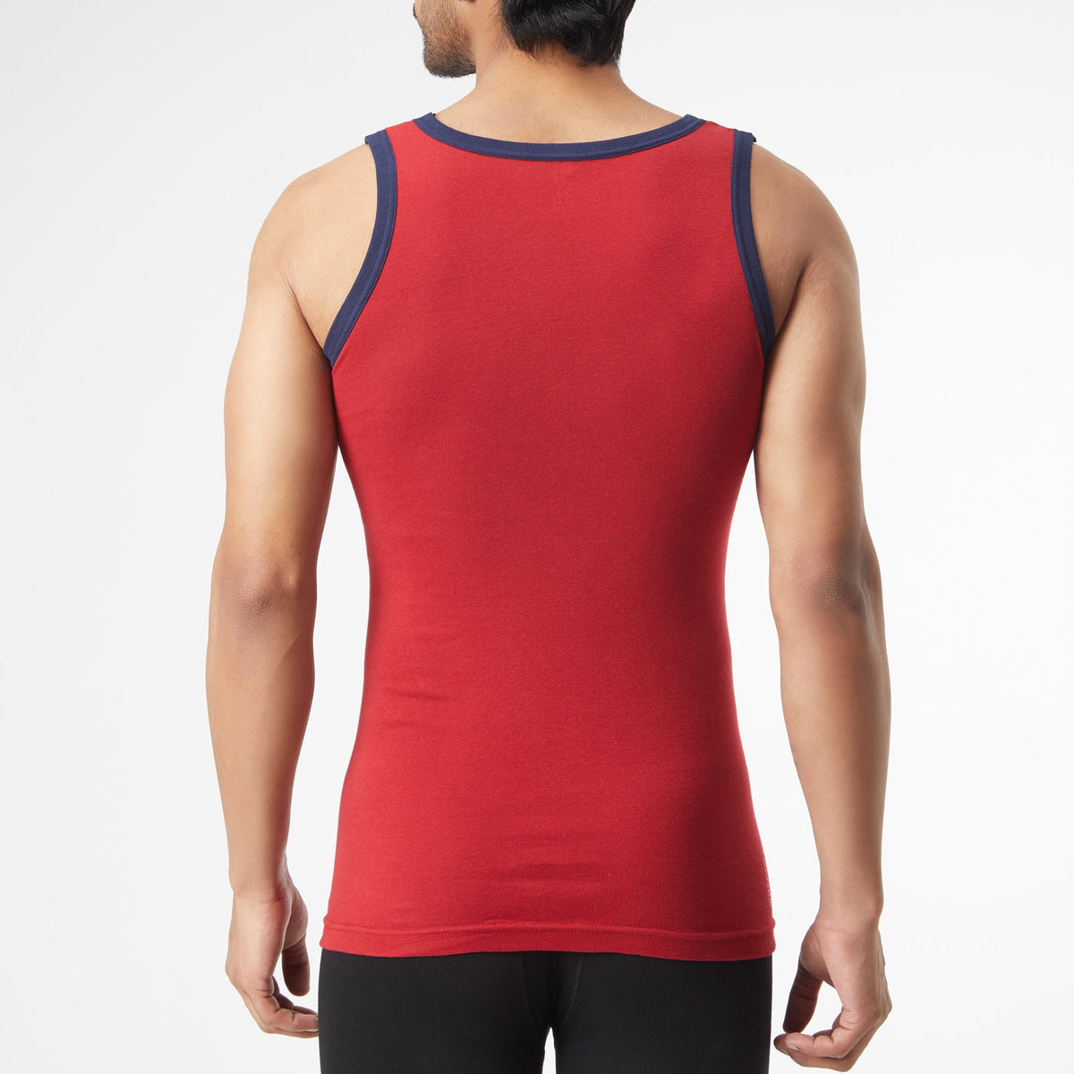 Men Wearing Cotton Solid Mens Vest