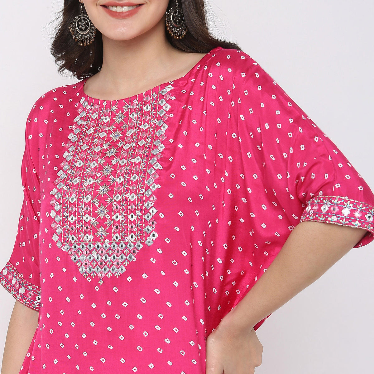 Relaxed Fit Embroidered Kurta