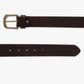 Men Wearing Genuine Leather Brown Belts