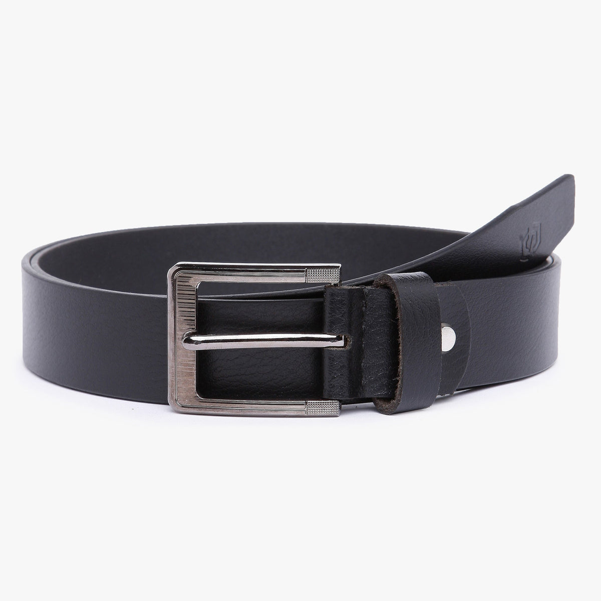 Men Wearing Genuine Leather Black Belts