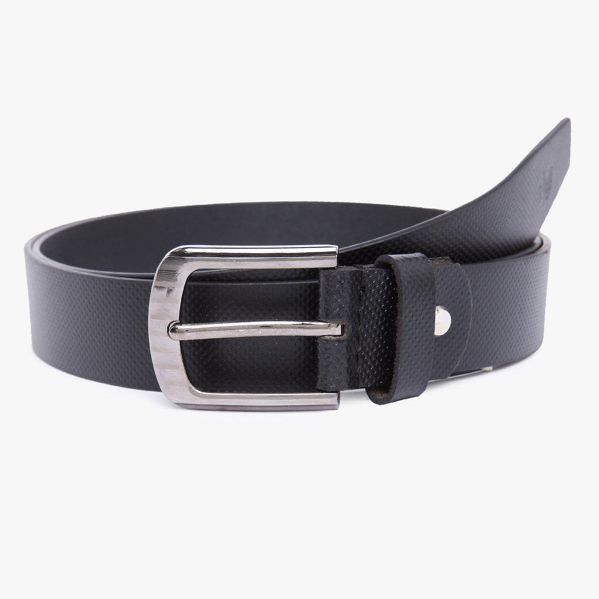 Men Wearing Genuine Leather Black Belts