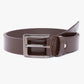 Men Wearing Genuine Leather Brown Belts