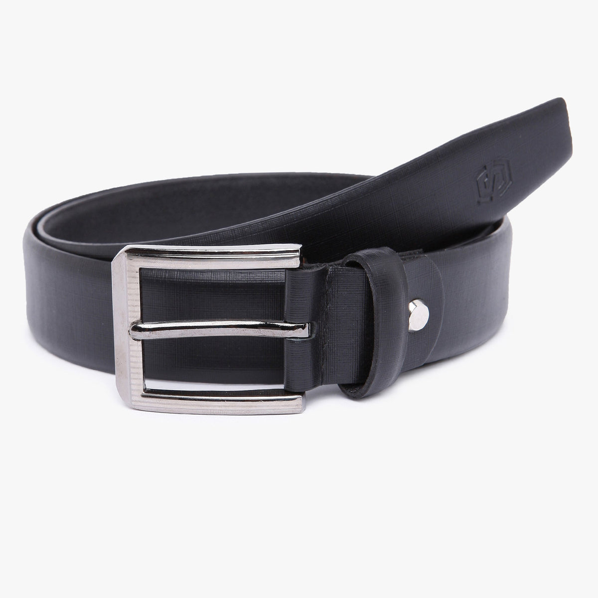 Men Wearing Genuine Leather Black Belts