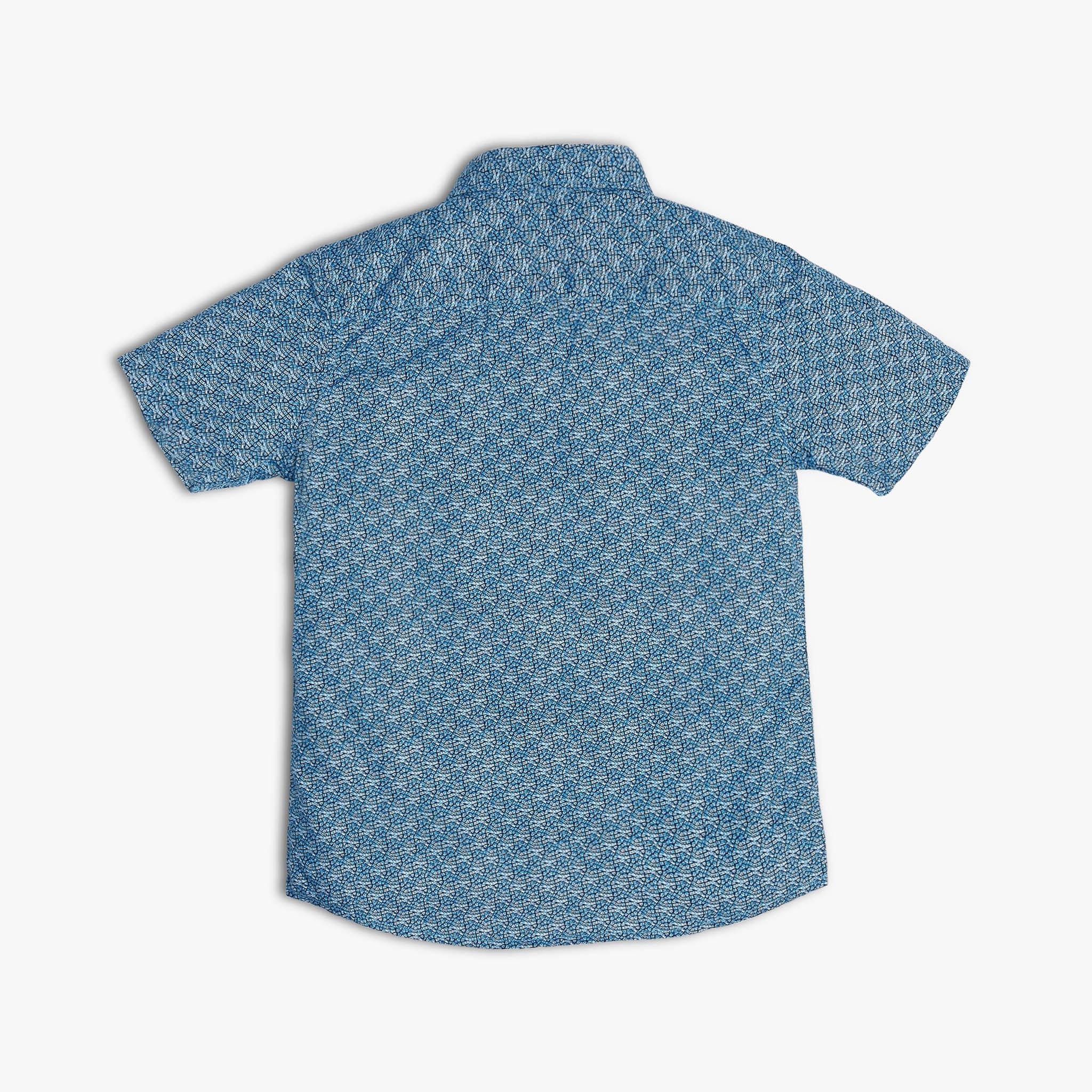 Boy Wearing Boy's Regular Fit Printed Shirt