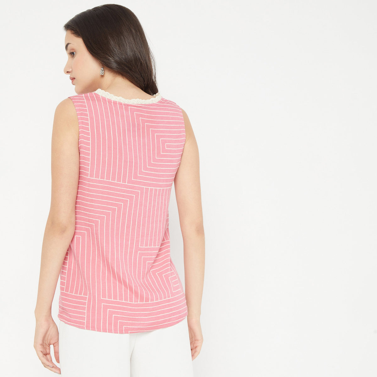 Regular Fit Striped Top