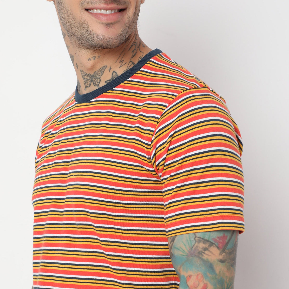 Regular Fit Striped T-Shirt