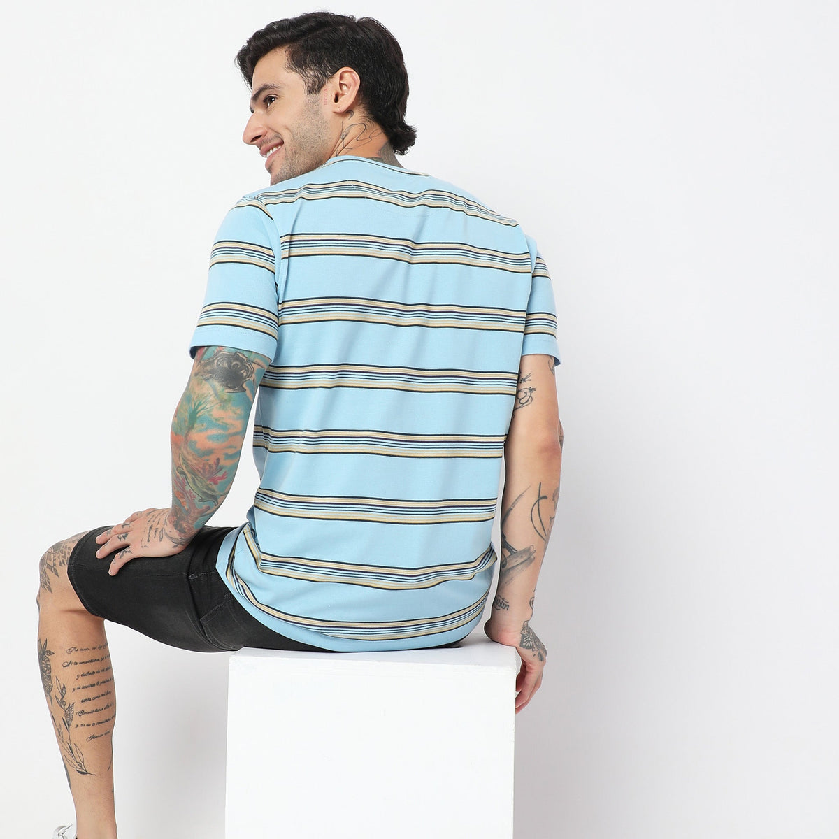 Regular Fit Striped T-Shirt