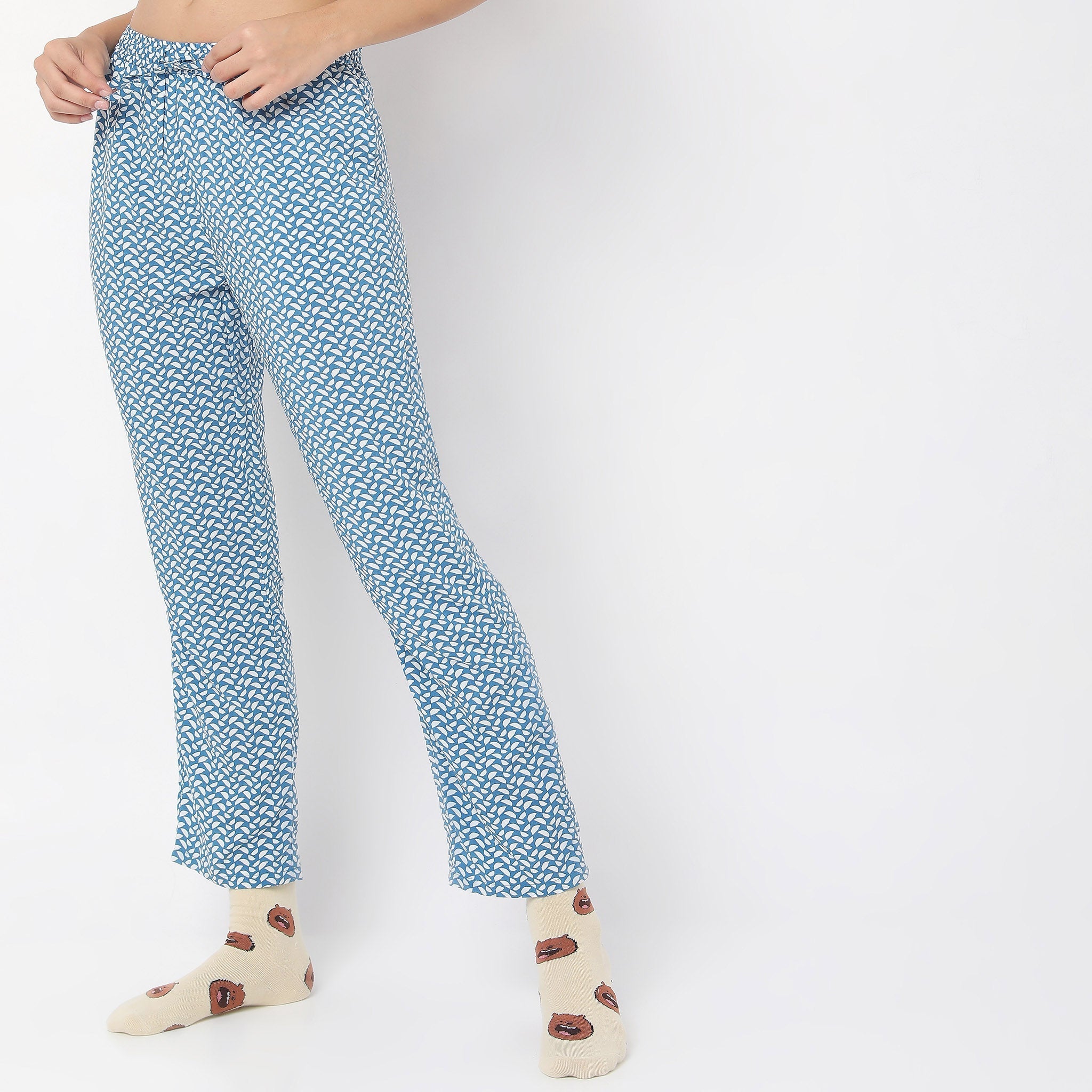 Regular Fit Printed Pyjamas