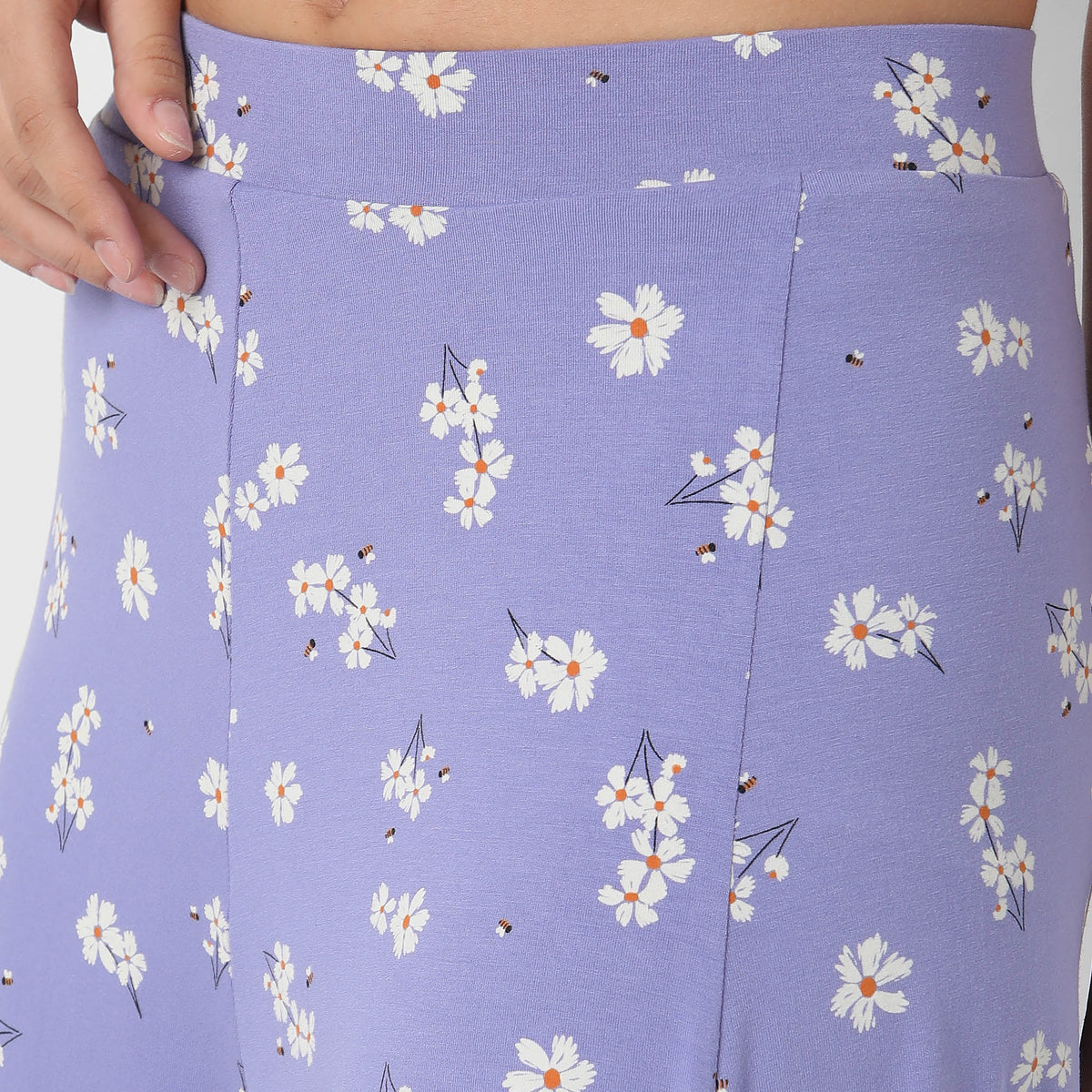 Regular Fit Floral Skirts