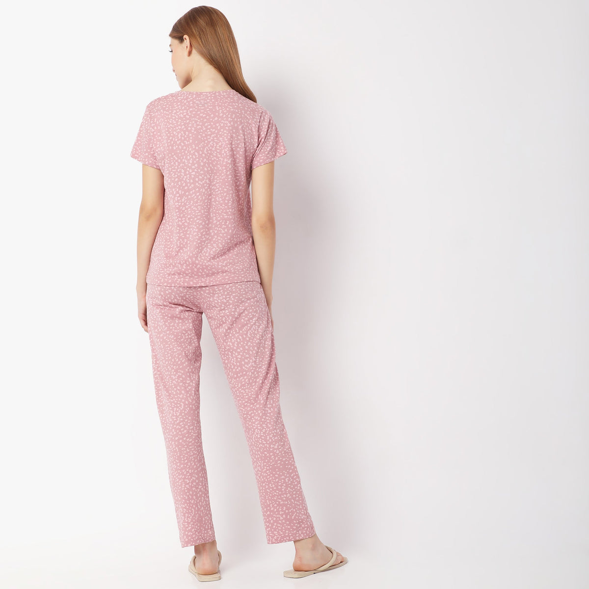 Regular Fit Printed Sleepwear Set