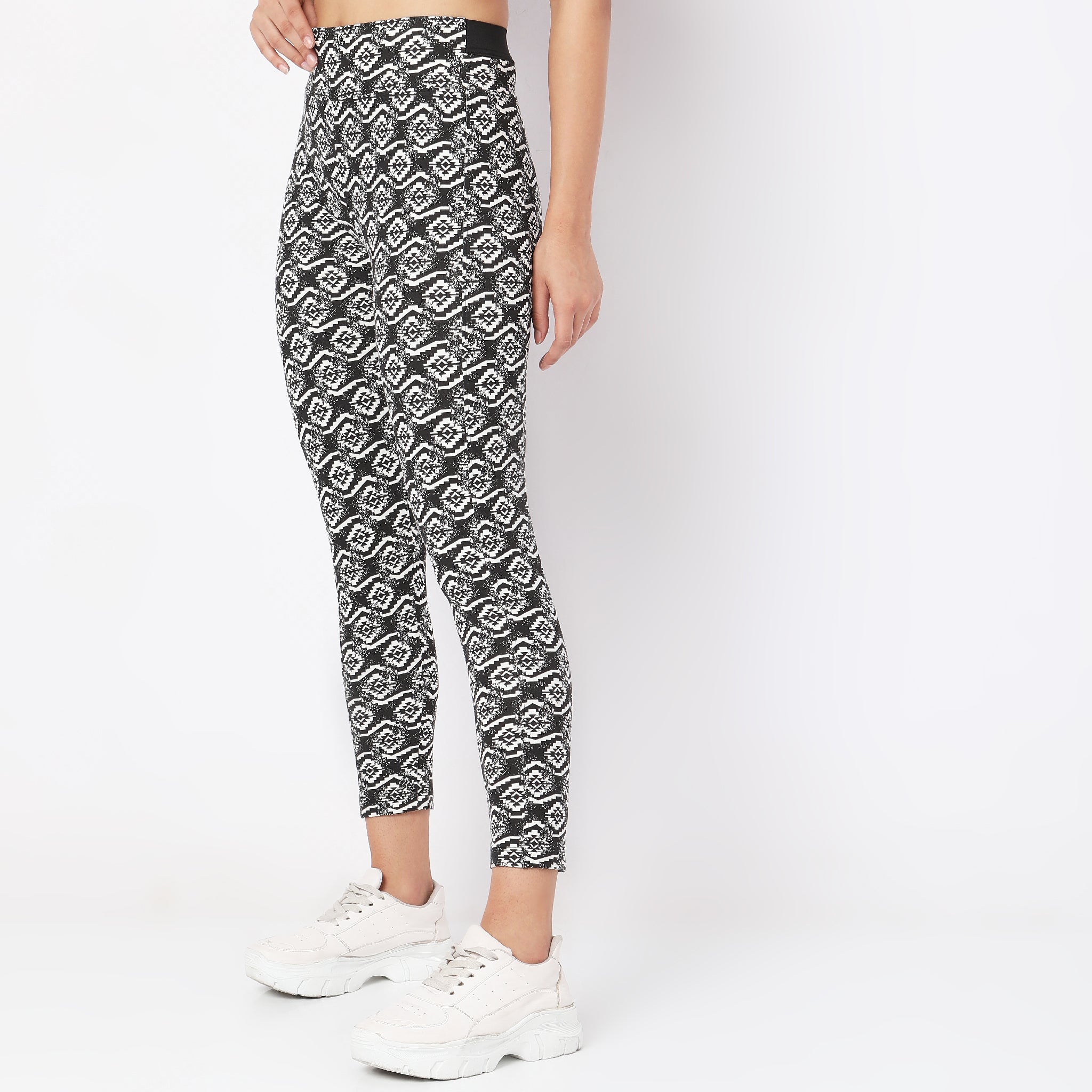 Patterned jeggings clearance