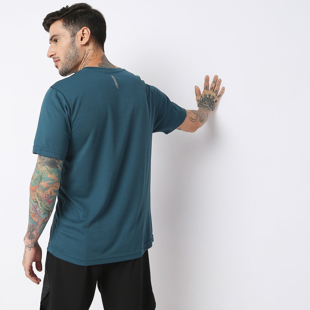 Regular Fit Solid T-Shirt