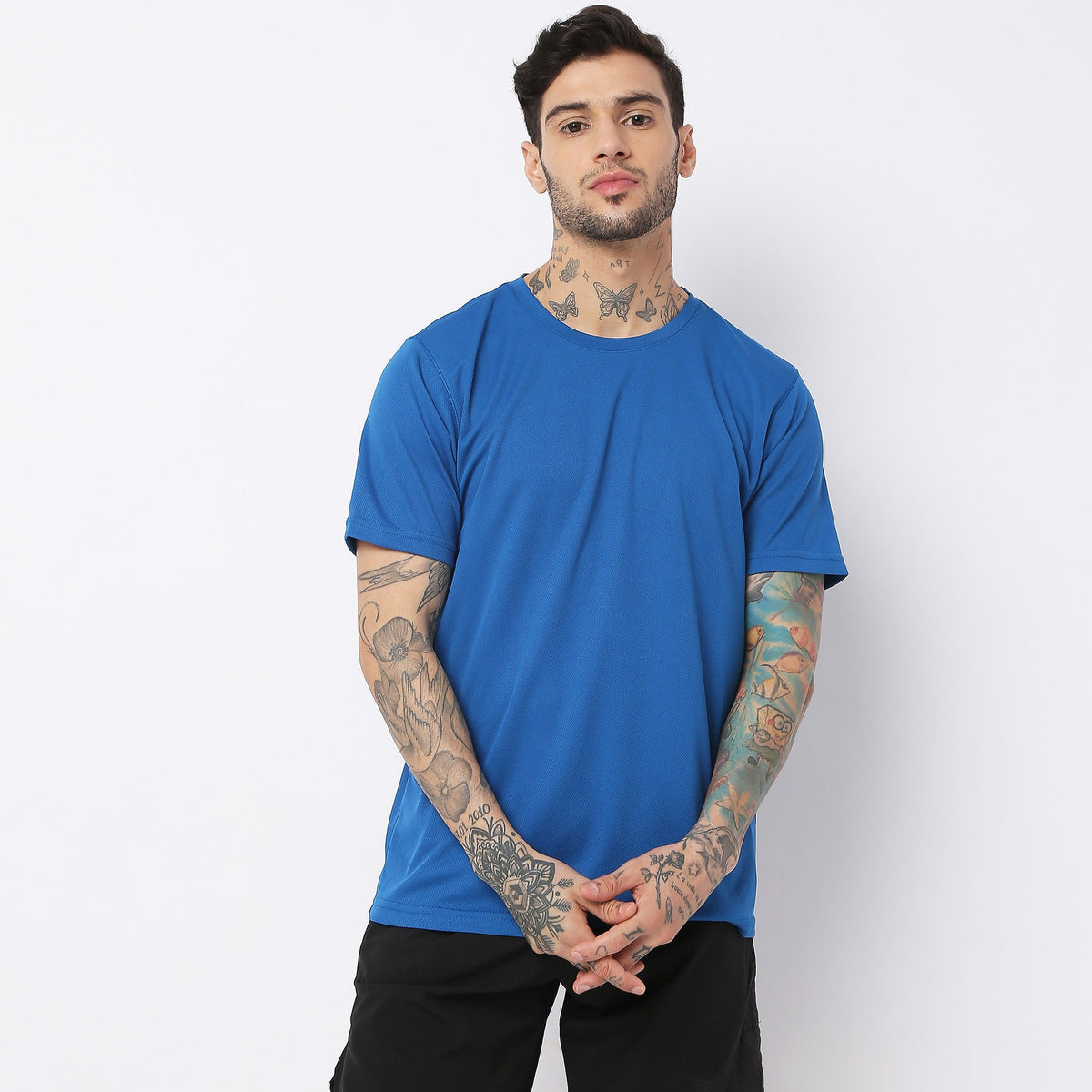 Regular Fit Solid T-Shirt