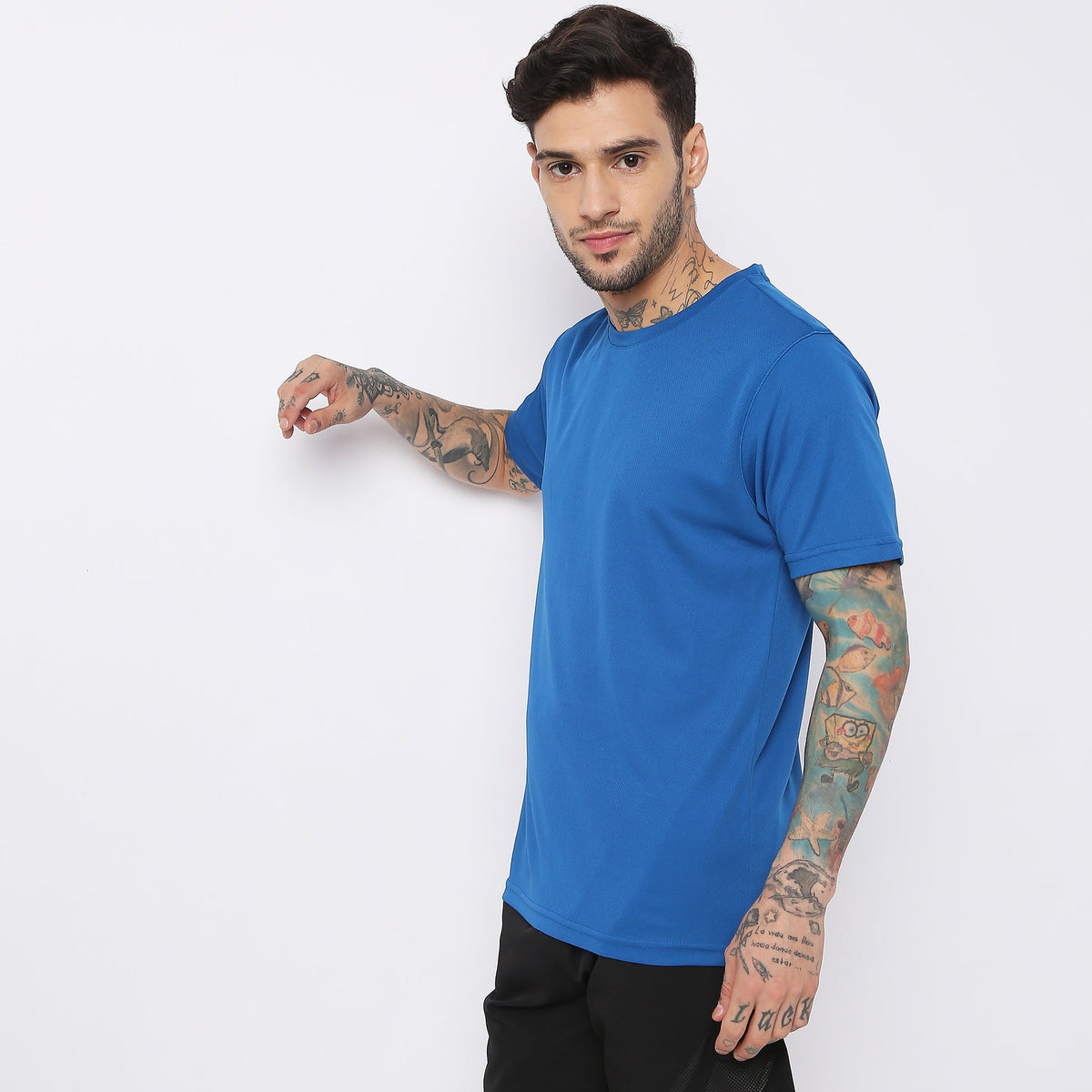 Regular Fit Solid T-Shirt