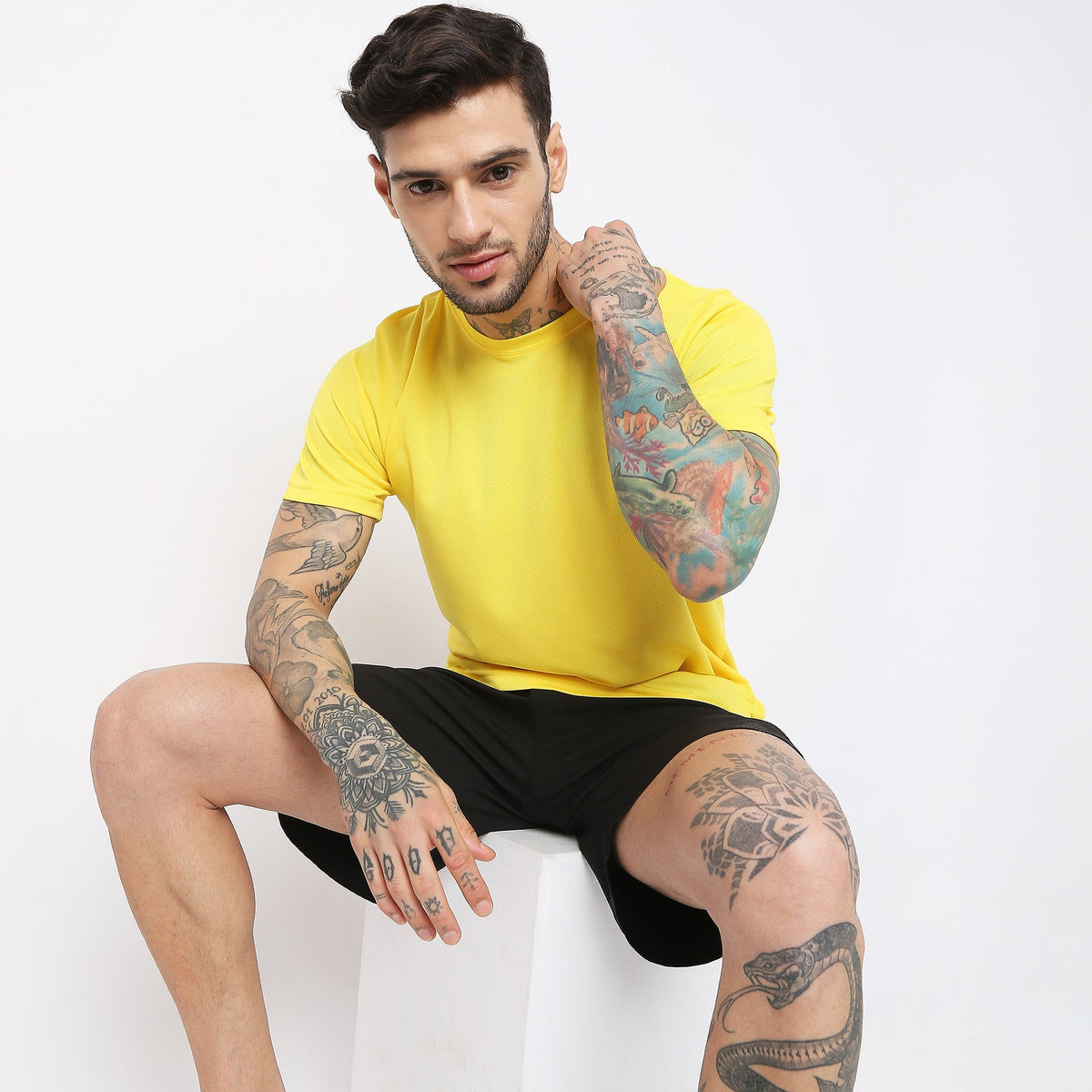 Regular Fit Solid T-Shirt