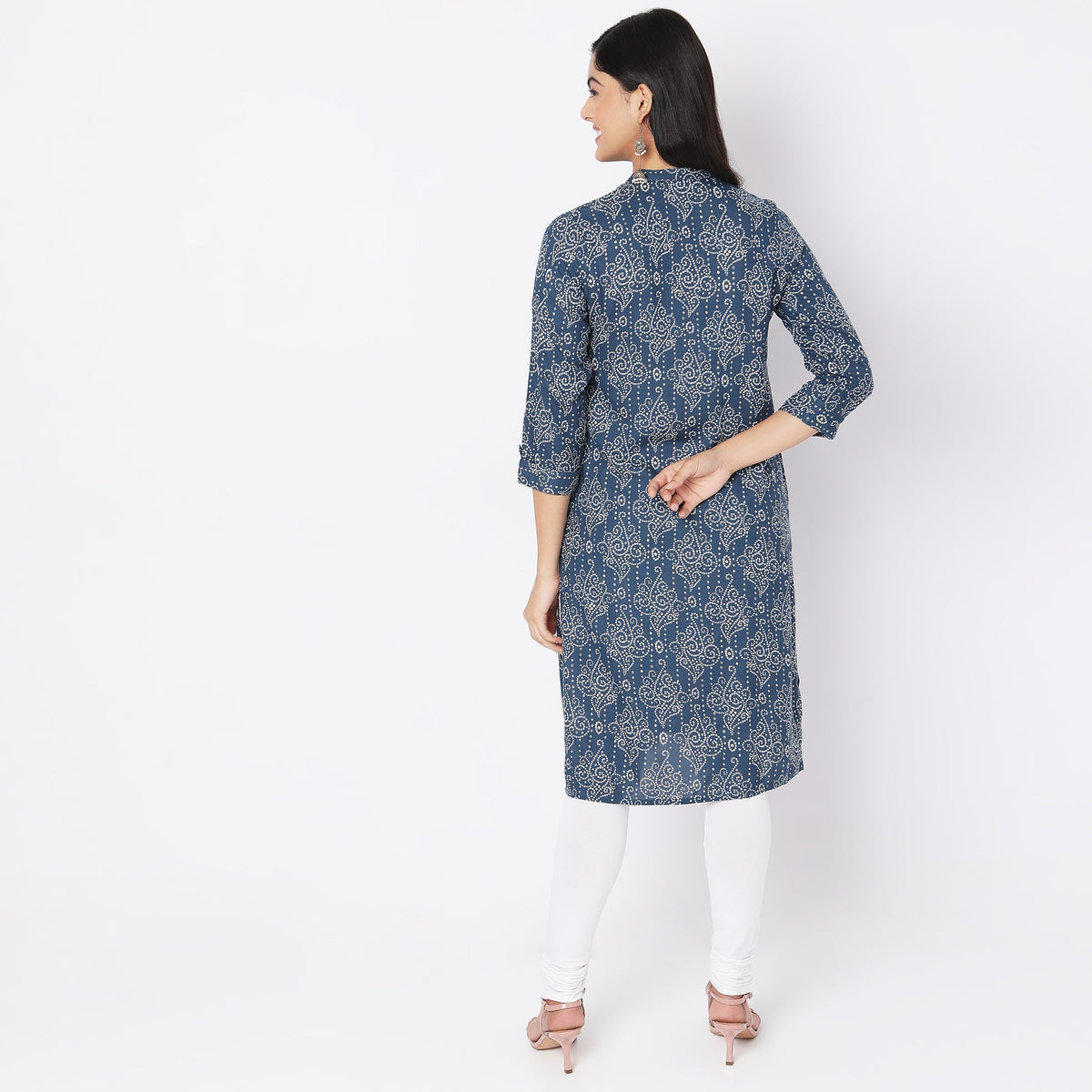 Straight Fit Printed Kurta