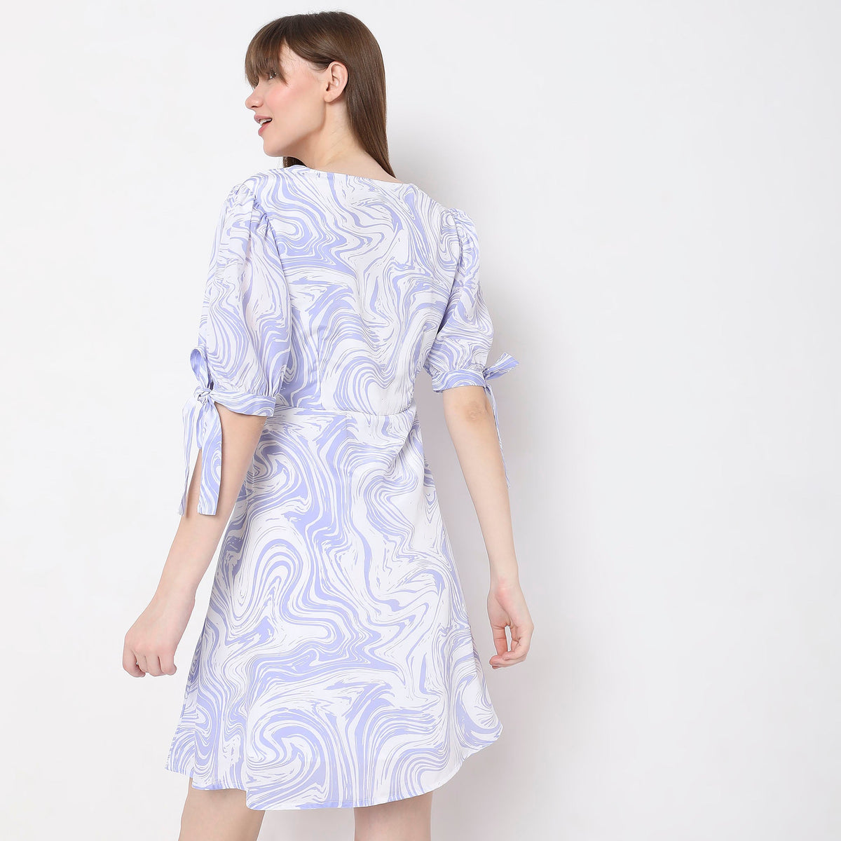 Regular Fit Abstract Dress