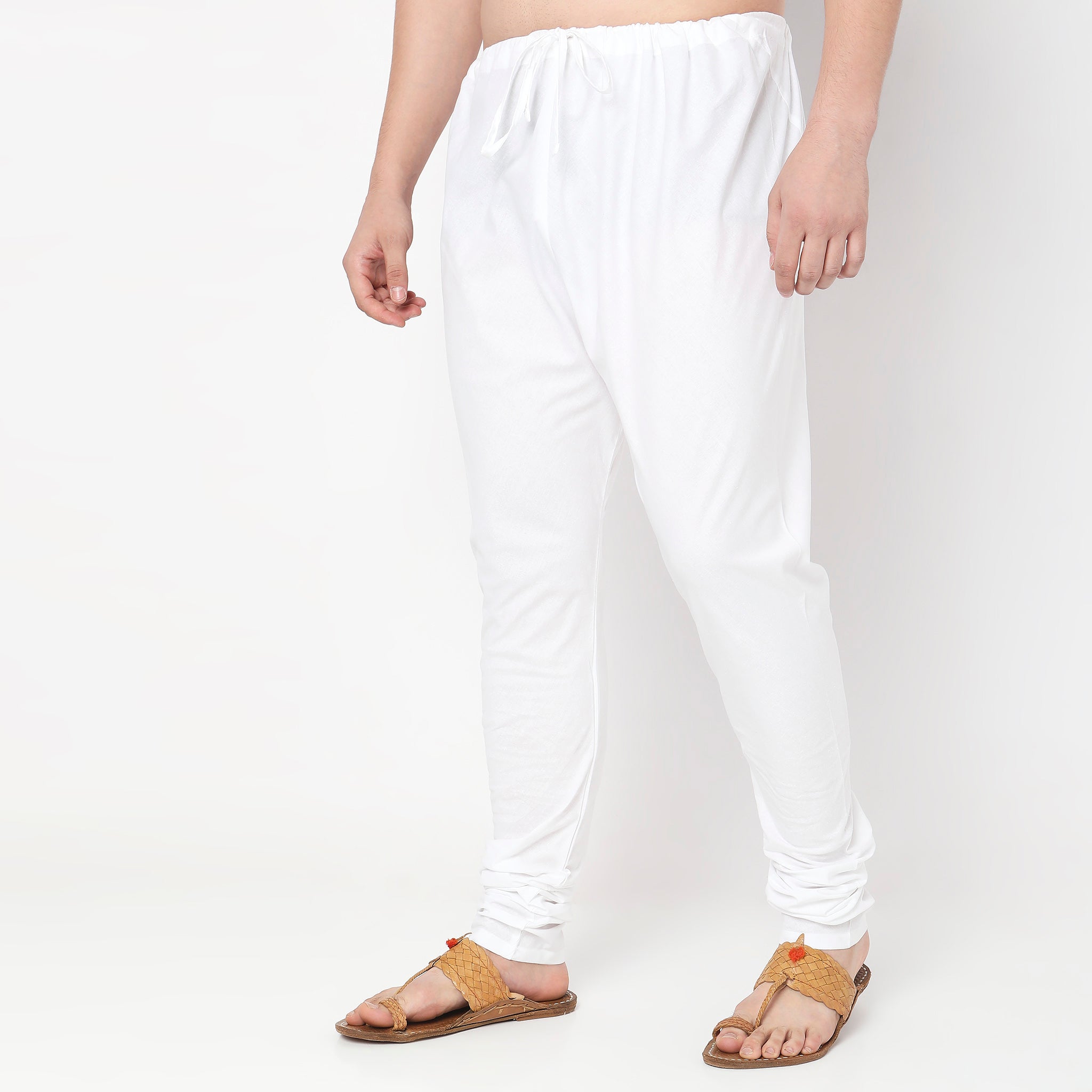 Buy White Pyjamas & Churidars for Men by NETWORK Online | Ajio.com