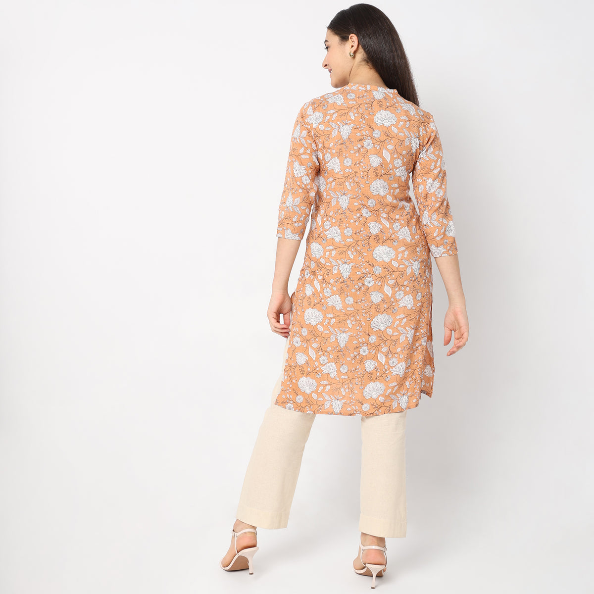 Straight Fit Printed Kurta