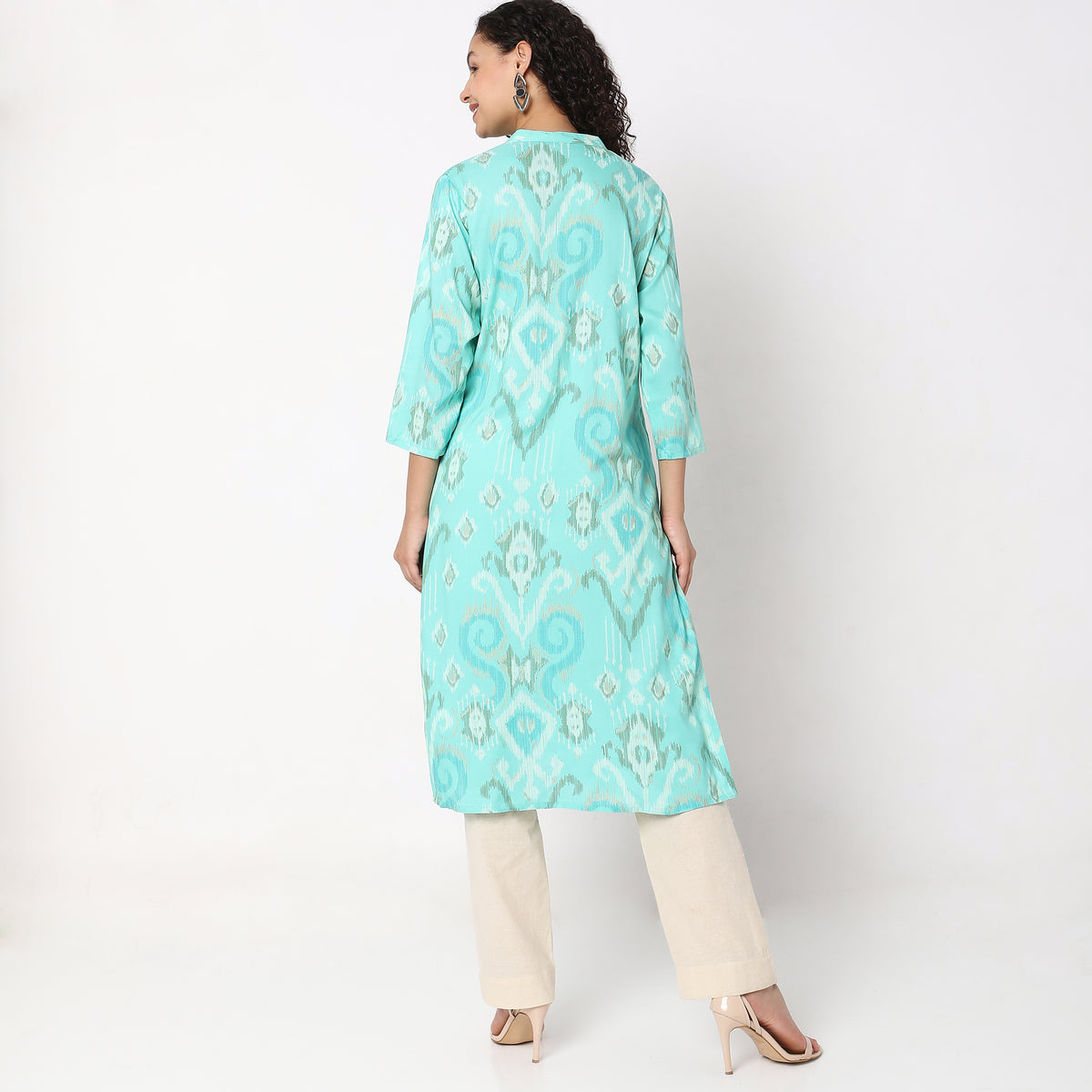 Straight Fit Printed Kurta