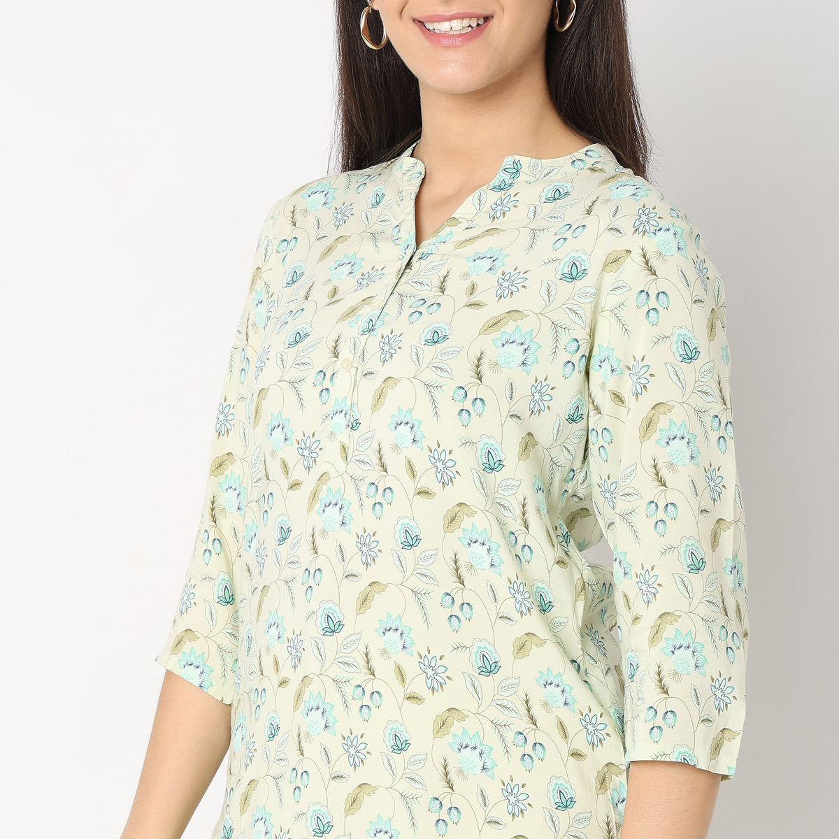 Straight Fit Printed Kurta