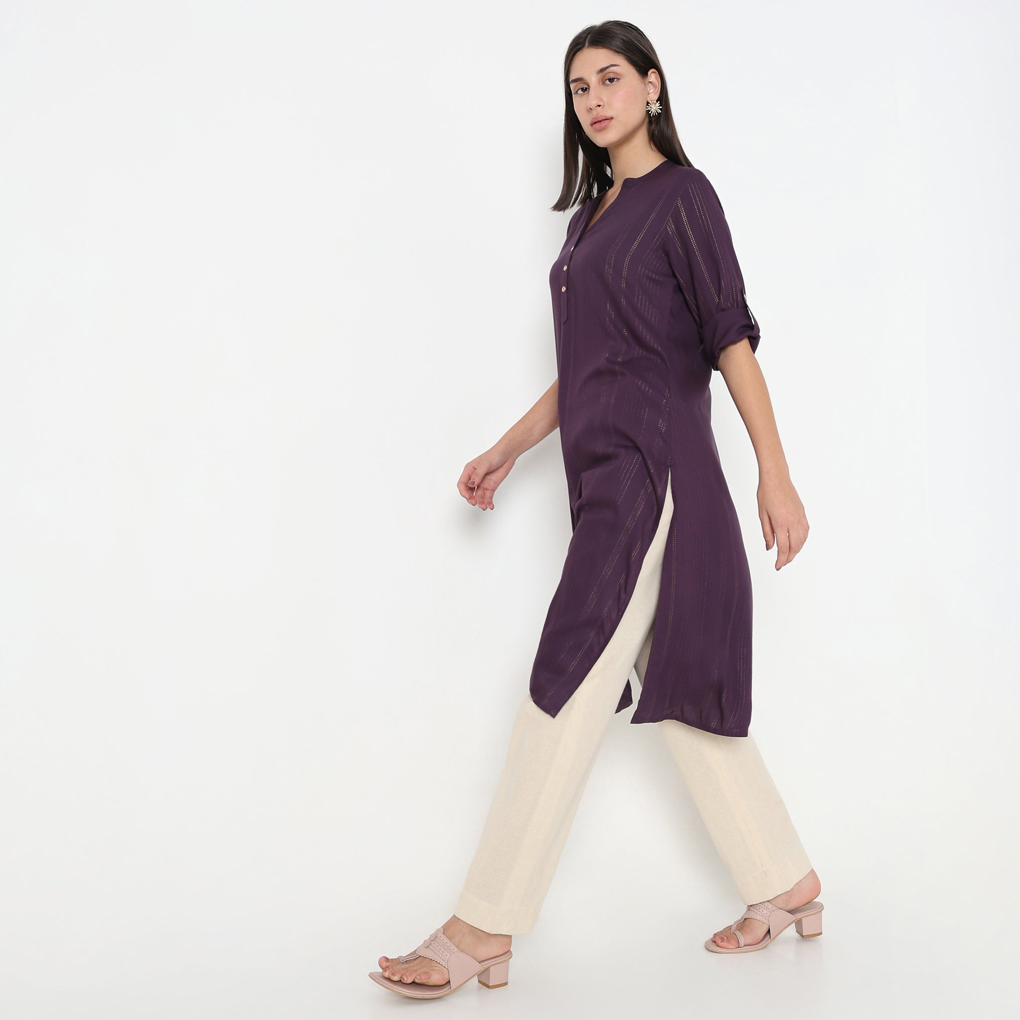  Ankle Length - Straight / Women's Kurtas & Kurtis / Women's  Indian Clothing: Clothing & Accessories