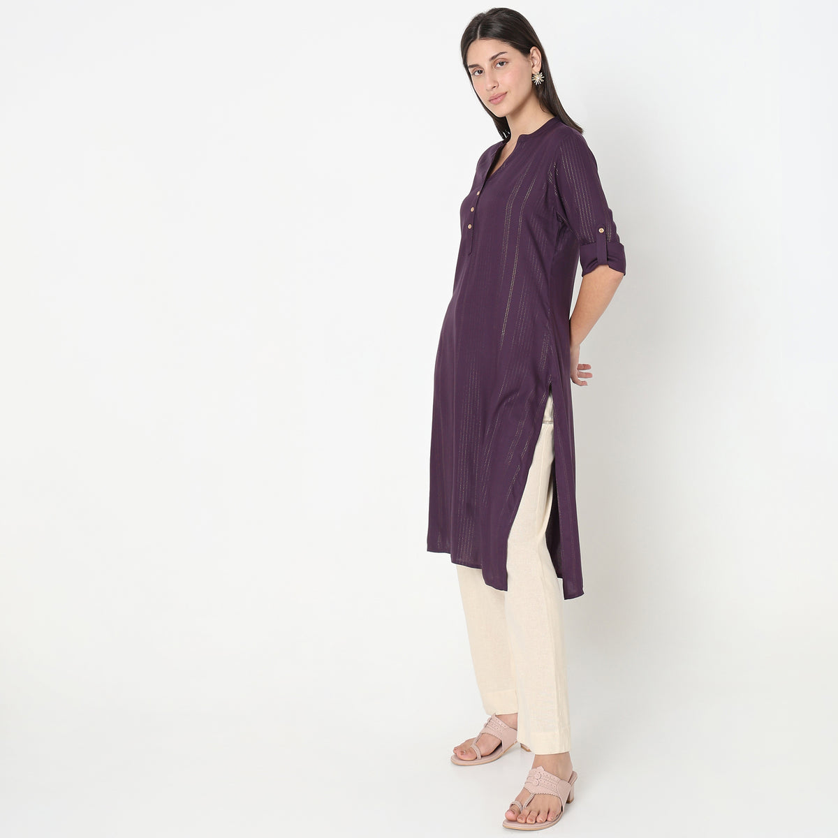 Straight Fit Printed Kurta