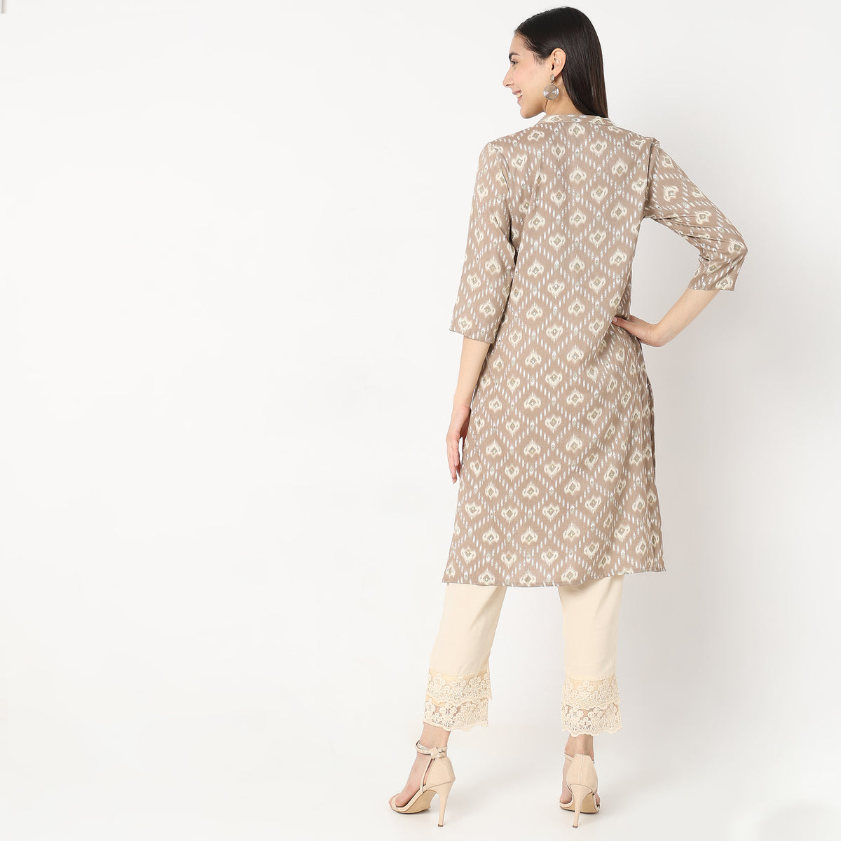 Straight Fit Printed Kurta