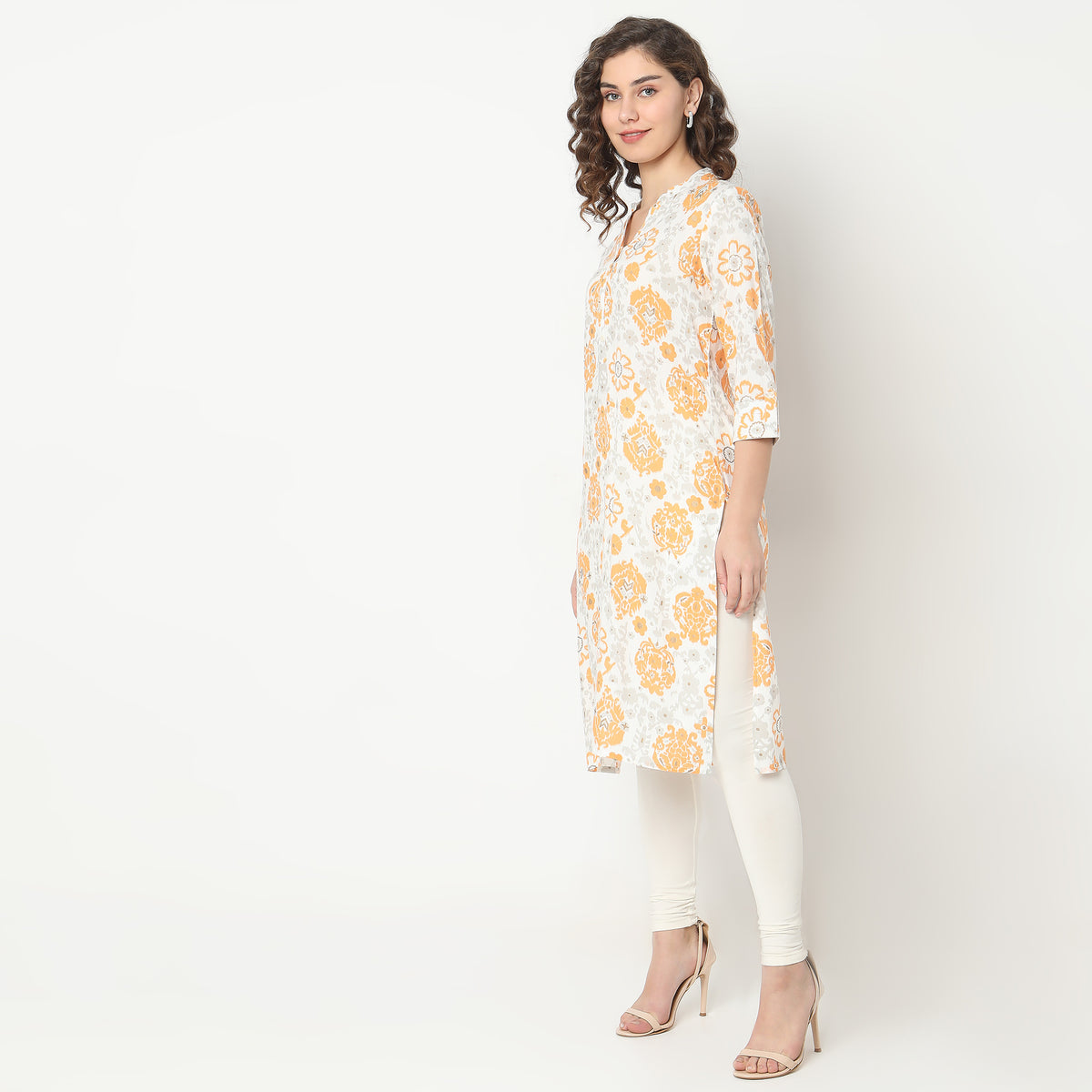 Straight Fit Printed Kurta