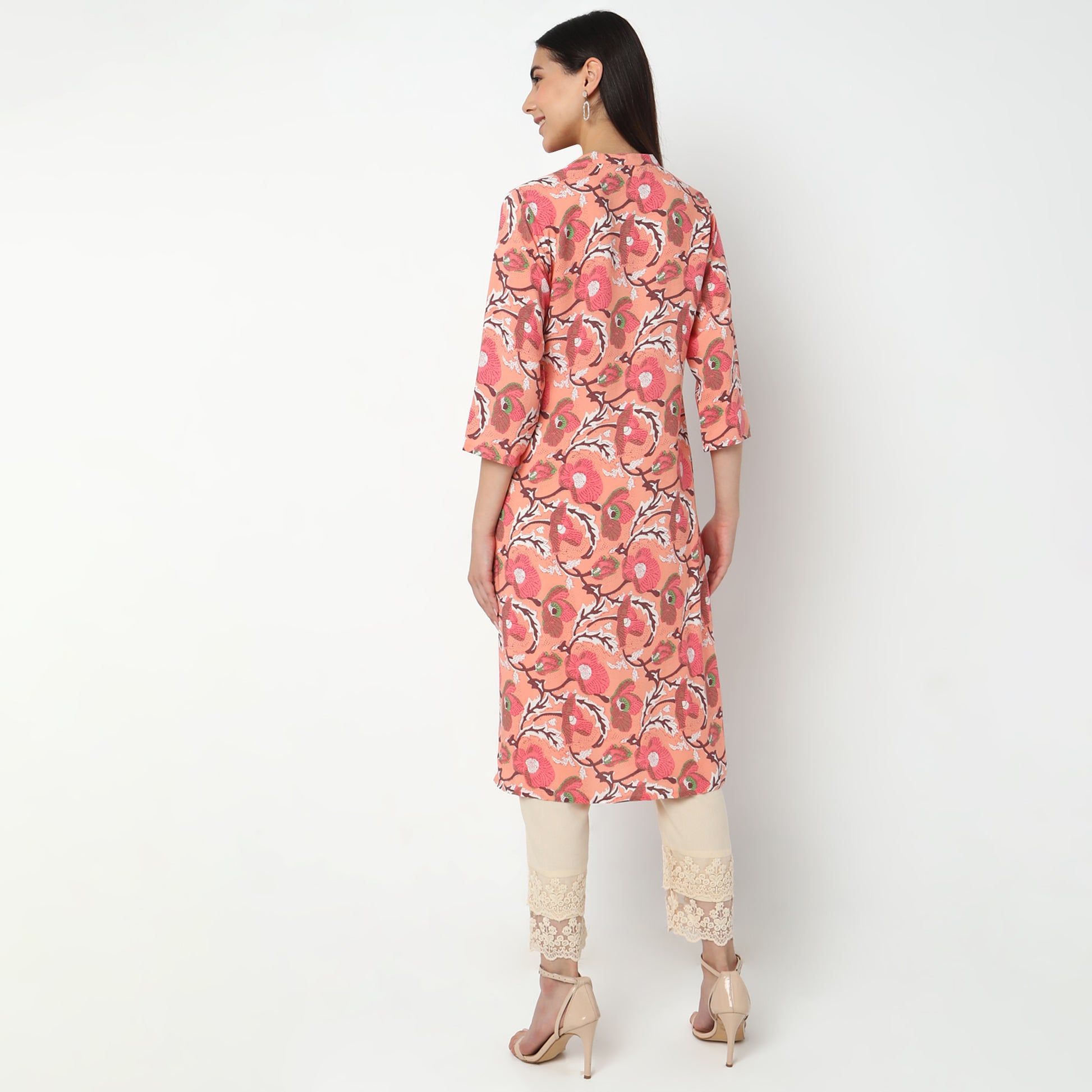 Straight Fit Printed Kurta