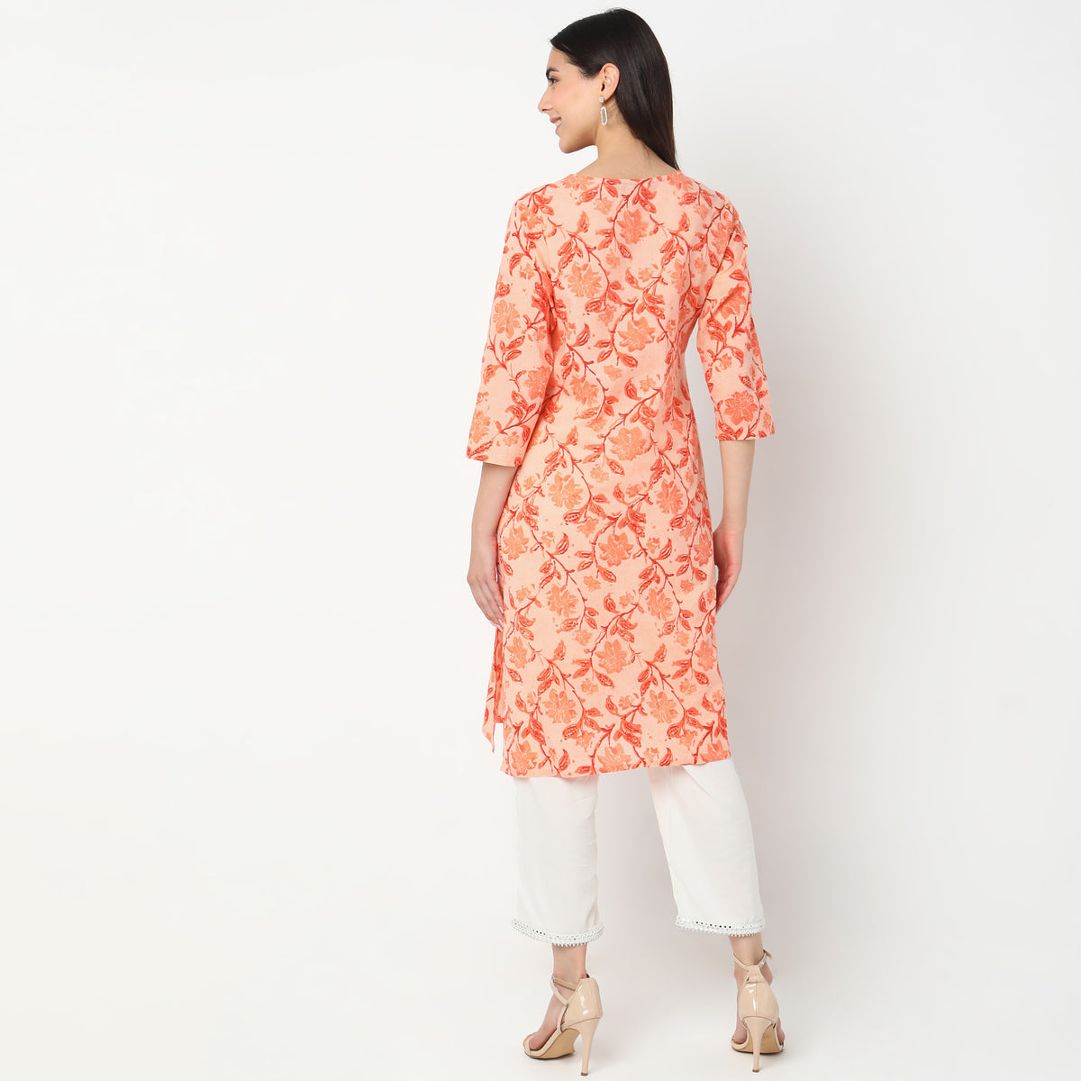 Straight Fit Printed Kurta