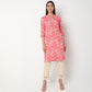 Straight Fit Printed Kurta
