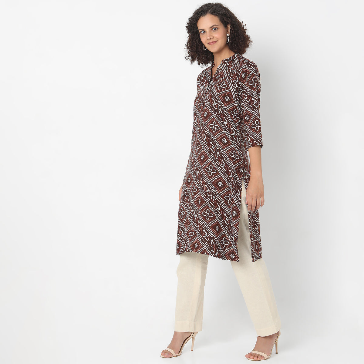 Straight Fit Printed Kurta