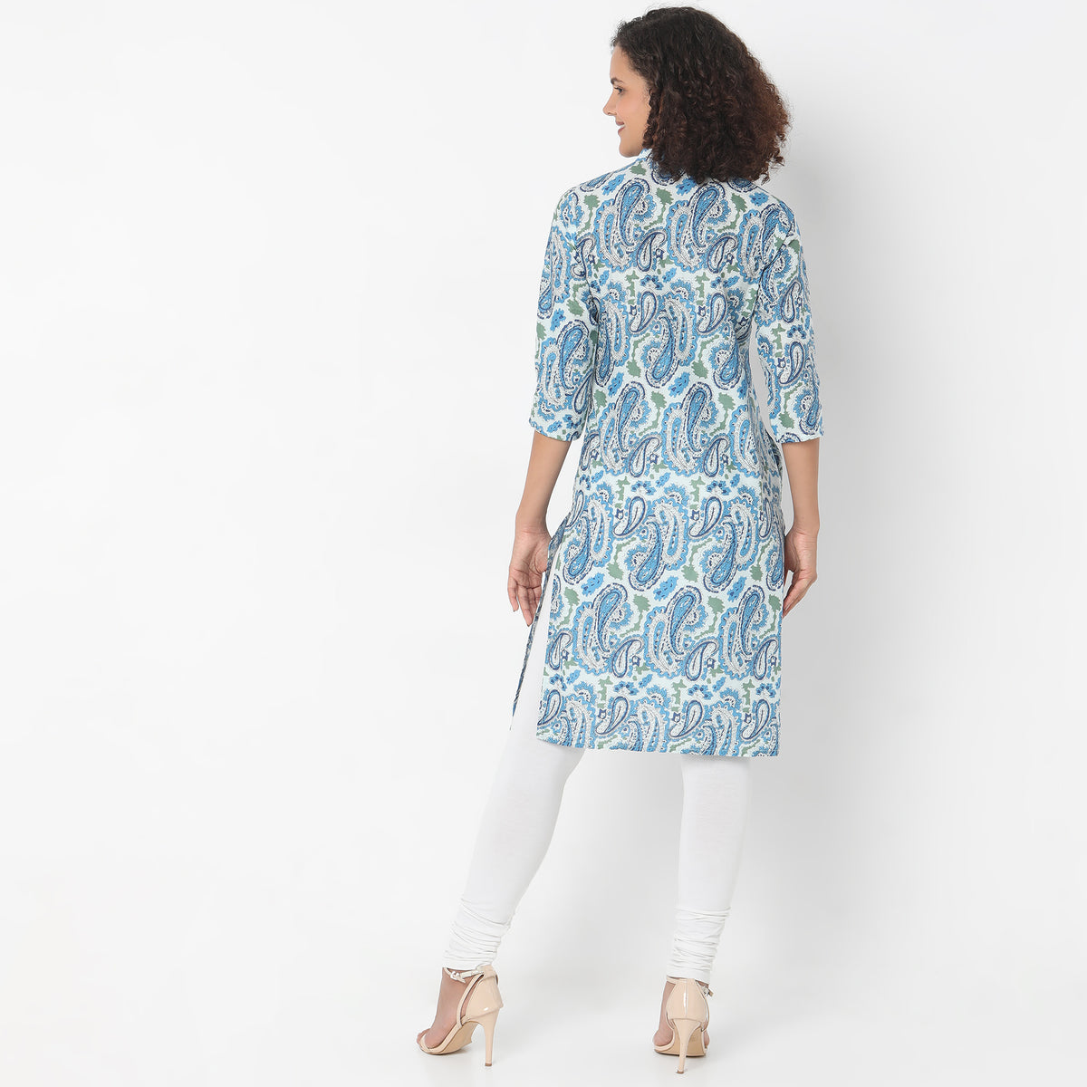 Straight Fit Printed Kurta