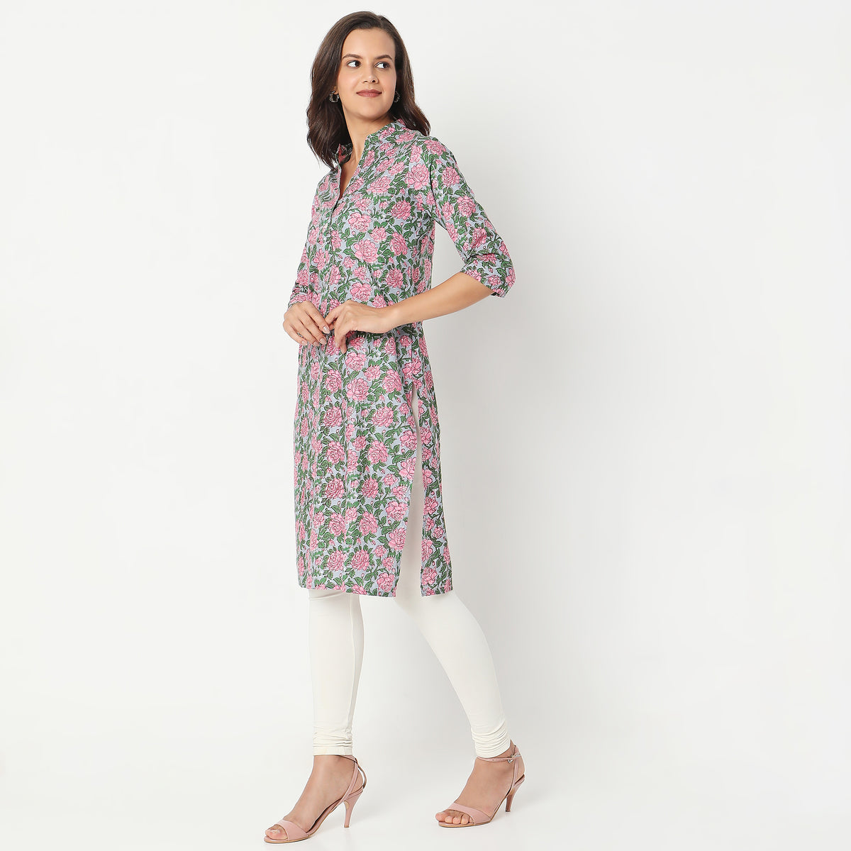 Straight Fit Printed Kurta