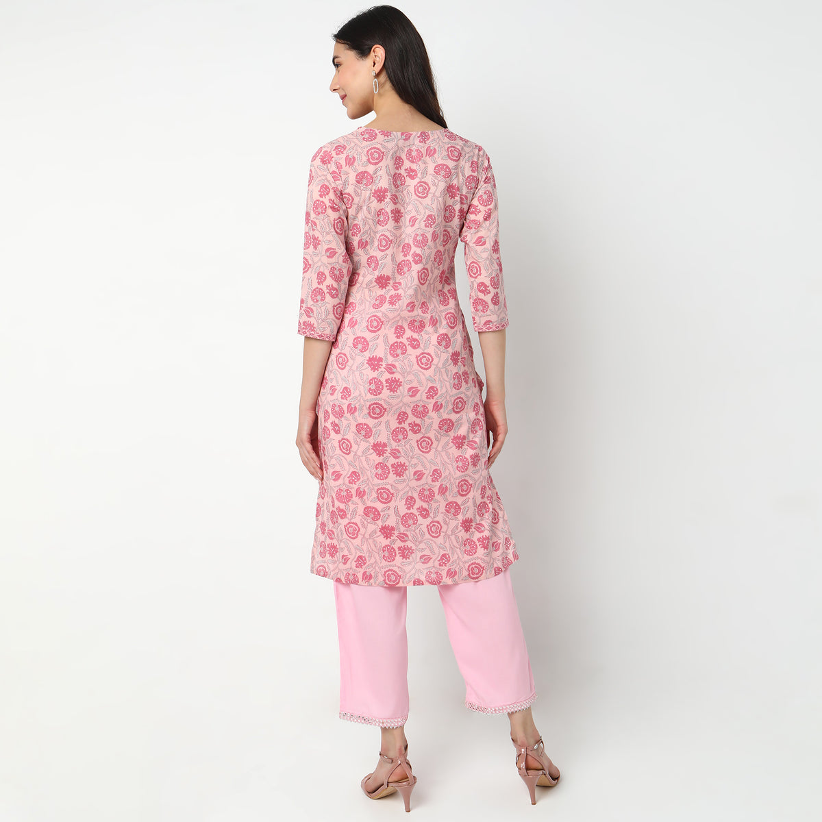 Straight Fit Printed Kurta