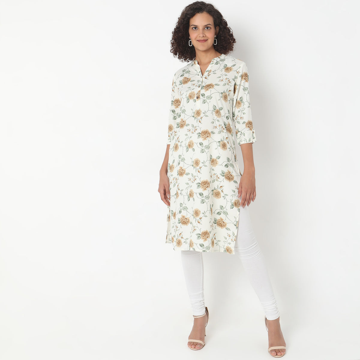 Straight Fit Printed Kurta