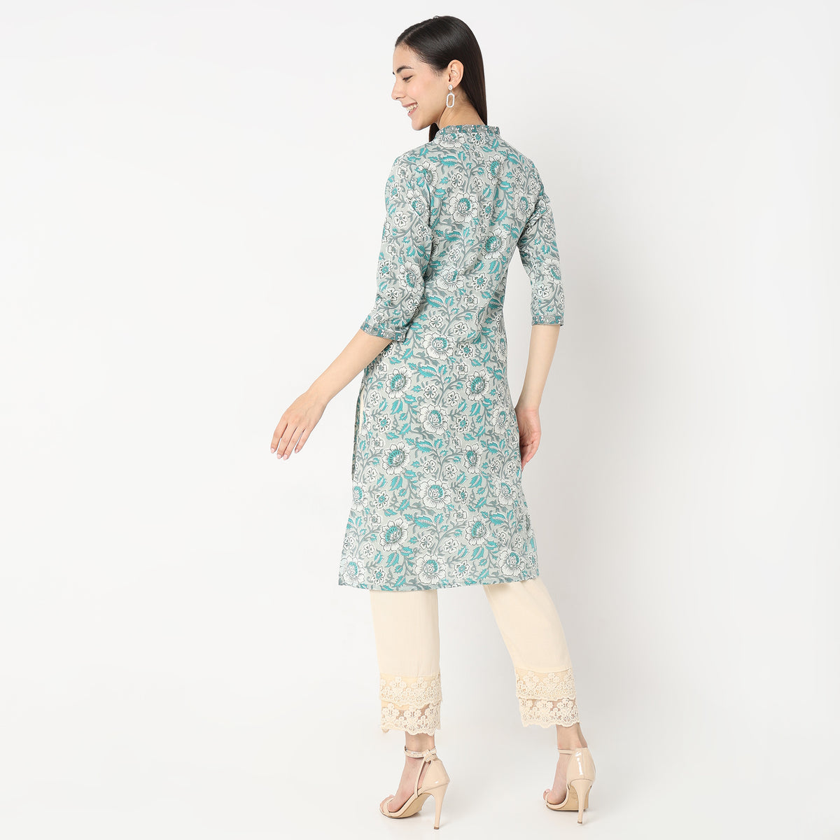 Straight Fit Printed Kurta