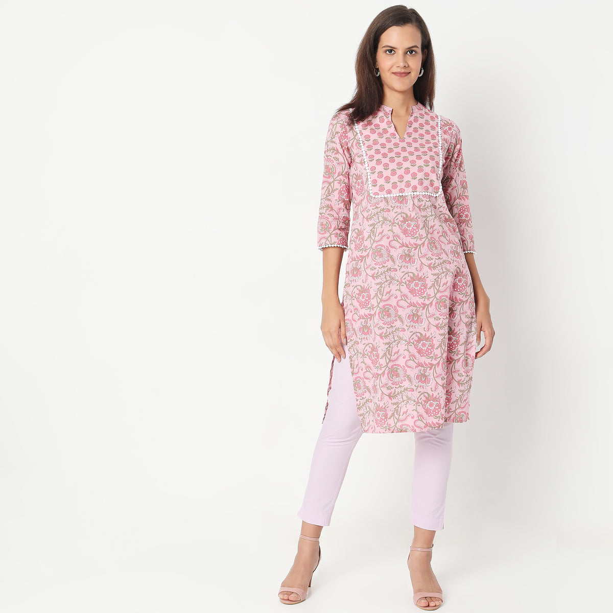 Straight Fit Printed Kurta