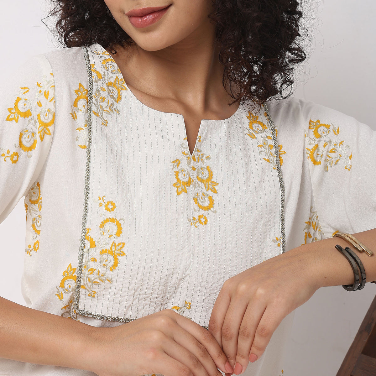 Straight Fit Printed Kurta