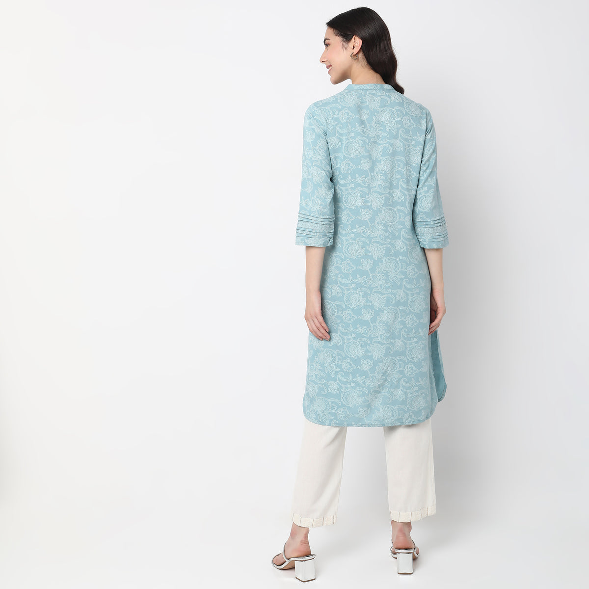 Straight Fit Printed Kurta