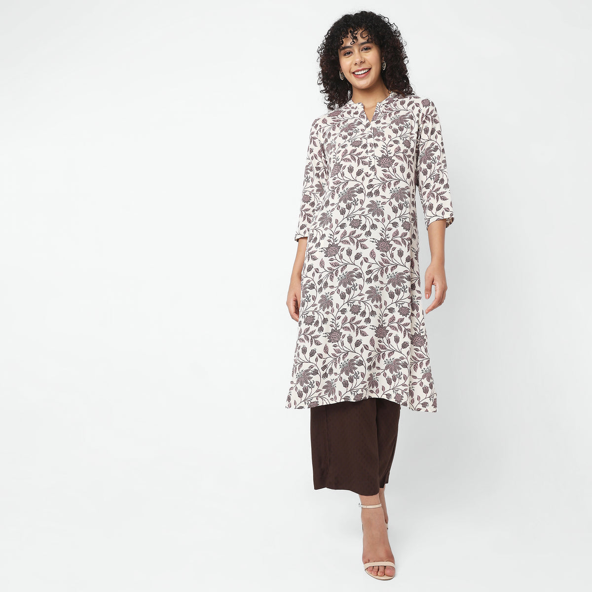 Straight Fit Printed Kurta